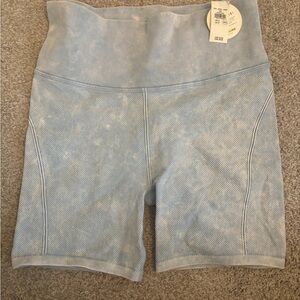 Aerie Offline Blue Tie Dye Biker Shorts
